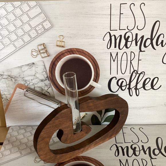 NEW HANDCRAFTED WOOD UNIQUE PLANTER OR Decorative piece by piperpond furniture - Picture 5 of 9